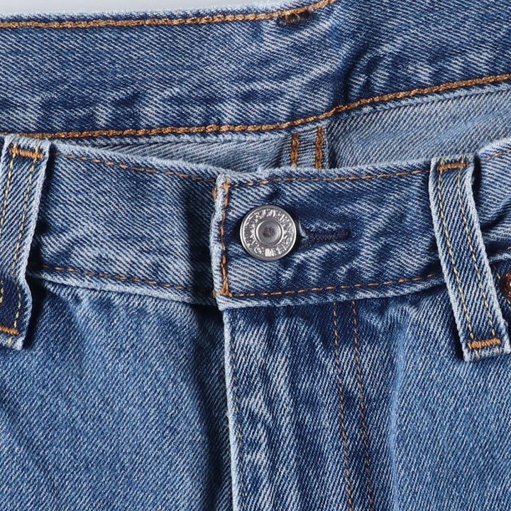 Levi's 550 tapered denim pants for men, size w35 cotton blue type Vintage Second Hand