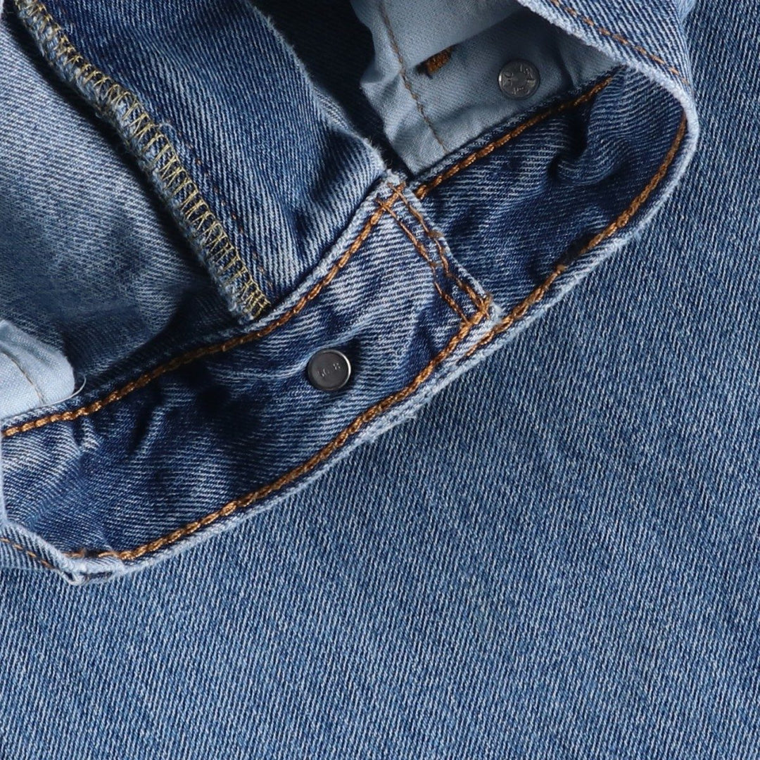 Levi's 550 tapered denim pants for men, size w35 cotton blue type Vintage Second Hand