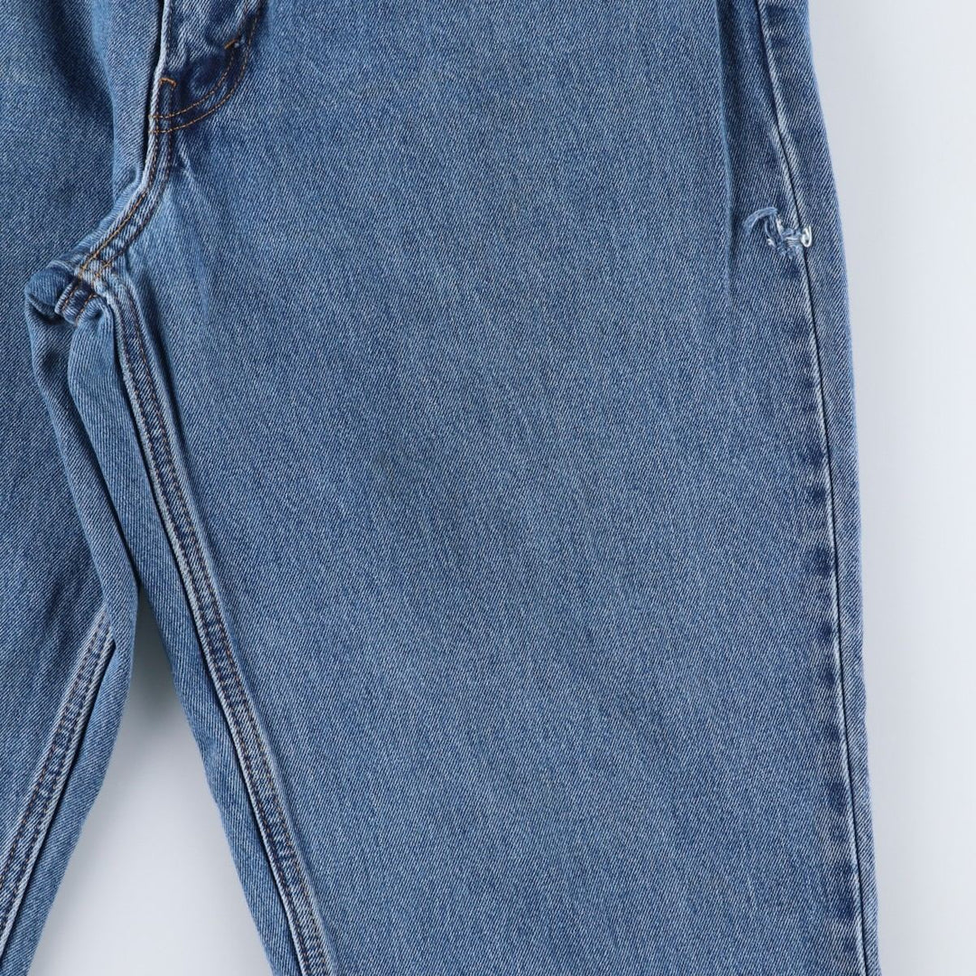 Levi's 550 tapered denim pants for men, size w35 cotton blue type Vintage Second Hand