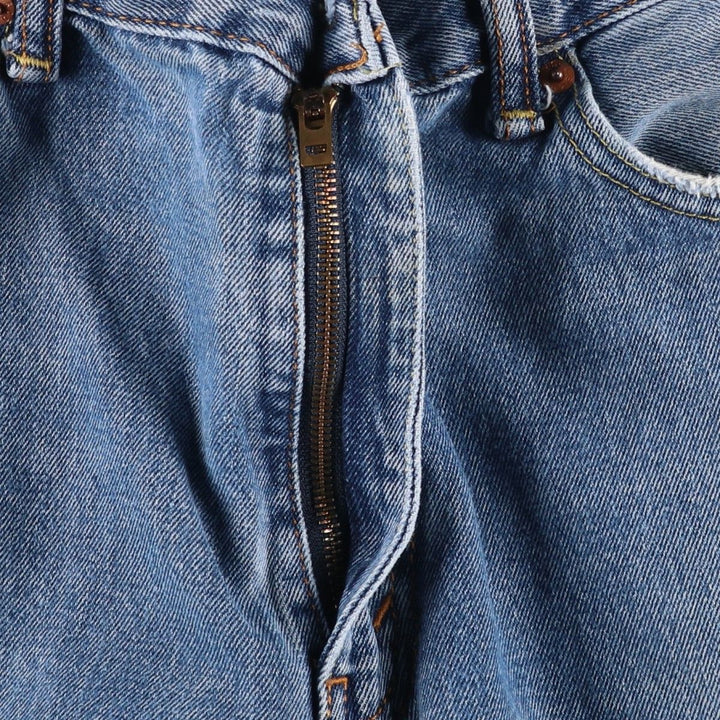 Levi's 550 tapered denim pants for men, size W34 cotton blue type Vintage Second Hand