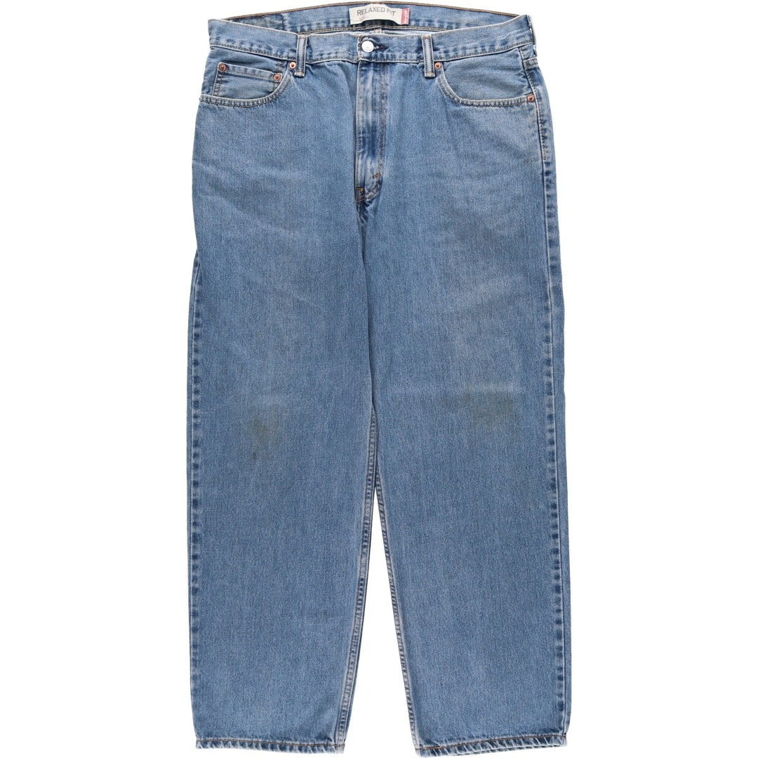 Levi's 550 Relaxed Fit Tapered Denim Pants for Men, W36 cotton blue type Vintage Second Hand