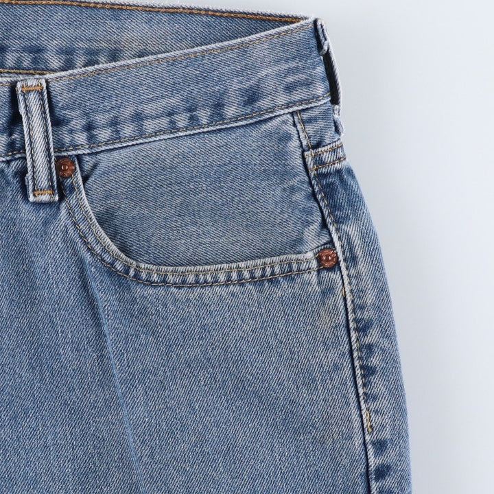 Levi's 550 Relaxed Fit Tapered Denim Pants for Men, W36 cotton blue type Vintage Second Hand