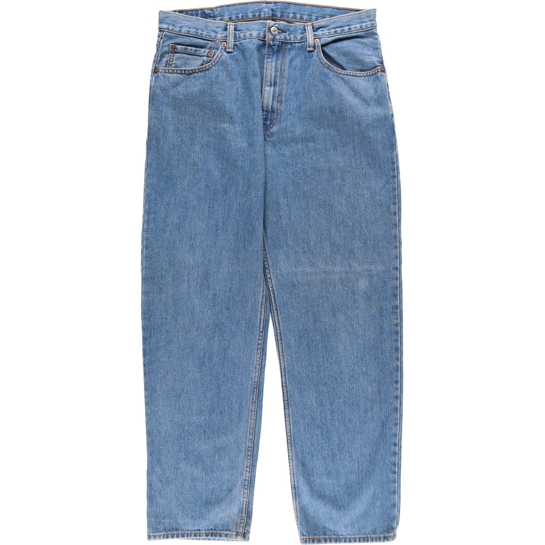 Levi's 550 tapered denim pants for men, size w36 cotton blue type Vintage Second Hand