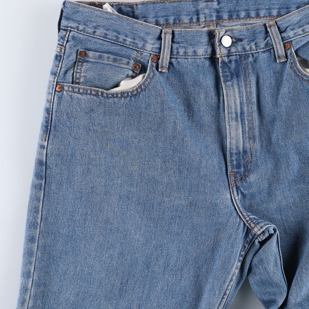 Levi's 550 tapered denim pants for men, size w36 cotton blue type Vintage Second Hand