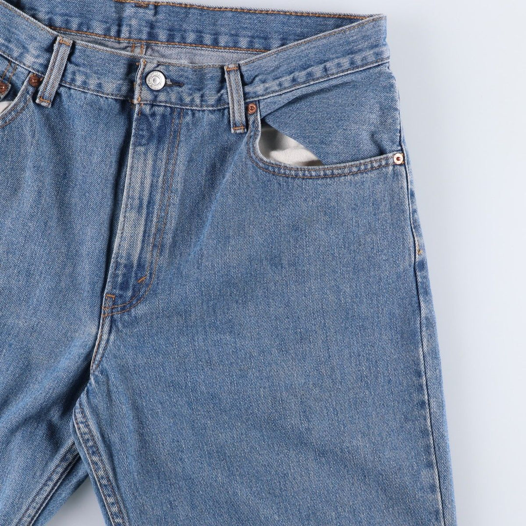 Levi's 550 tapered denim pants for men, size w36 cotton blue type Vintage Second Hand