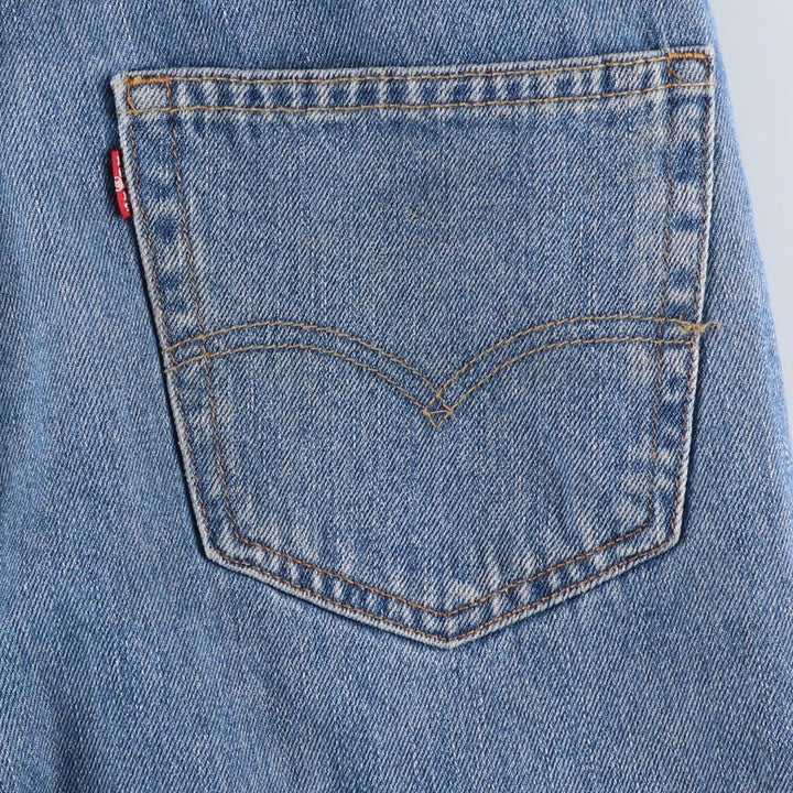 Levi's 550 tapered denim pants for men, size w36 cotton blue type Vintage Second Hand