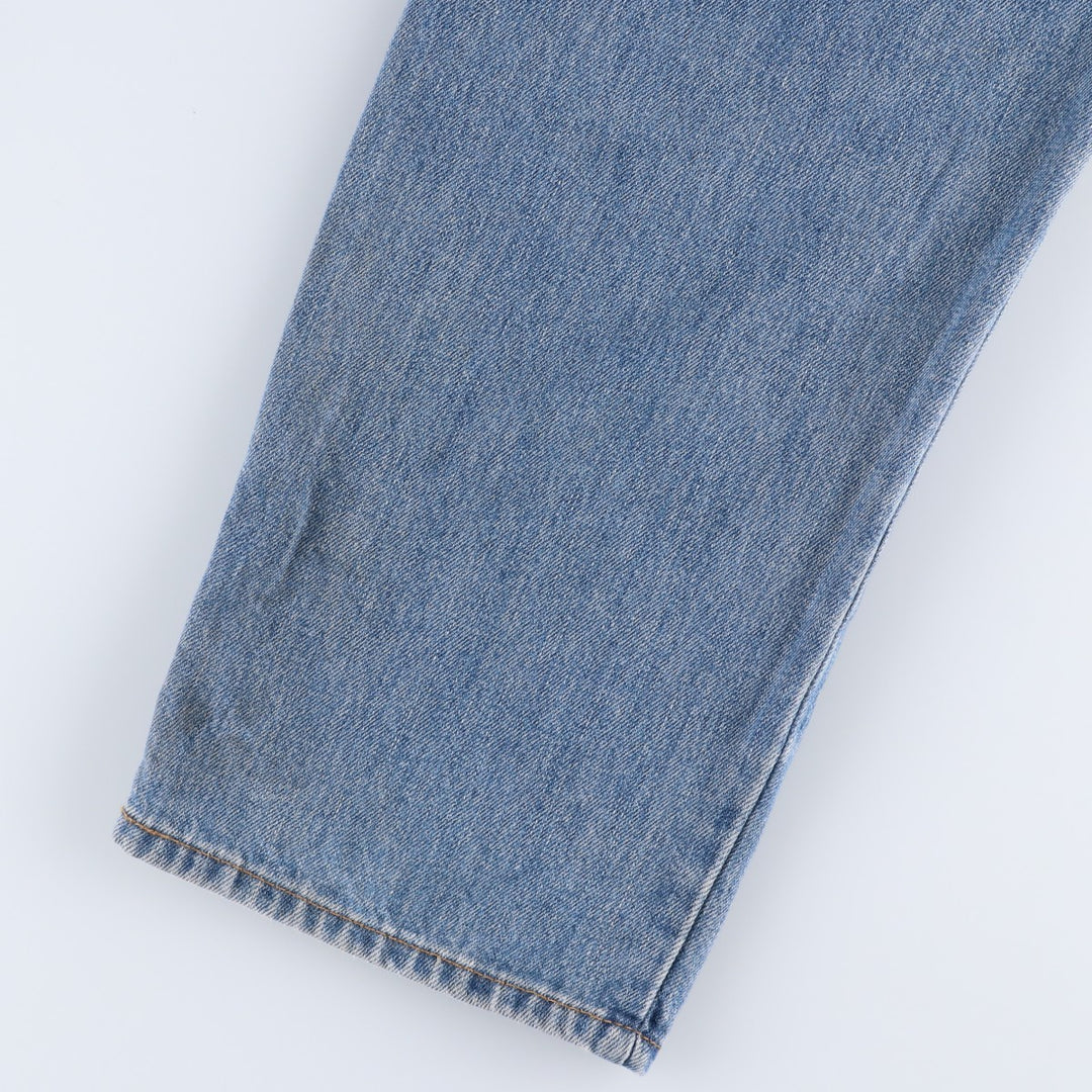 Levi's 550 tapered denim pants for men, size w36 cotton blue type Vintage Second Hand