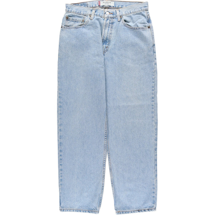 Levi's 550 Relaxed Fit Tapered Denim Pants for Men, W31 equivalent cotton Blue type light blue Vintage Second Hand