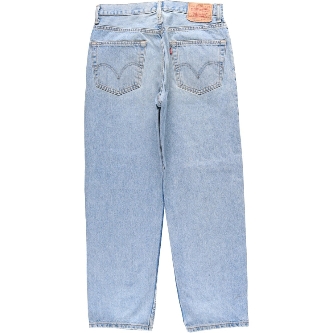Levi's 550 Relaxed Fit Tapered Denim Pants for Men, W31 equivalent cotton Blue type light blue Vintage Second Hand