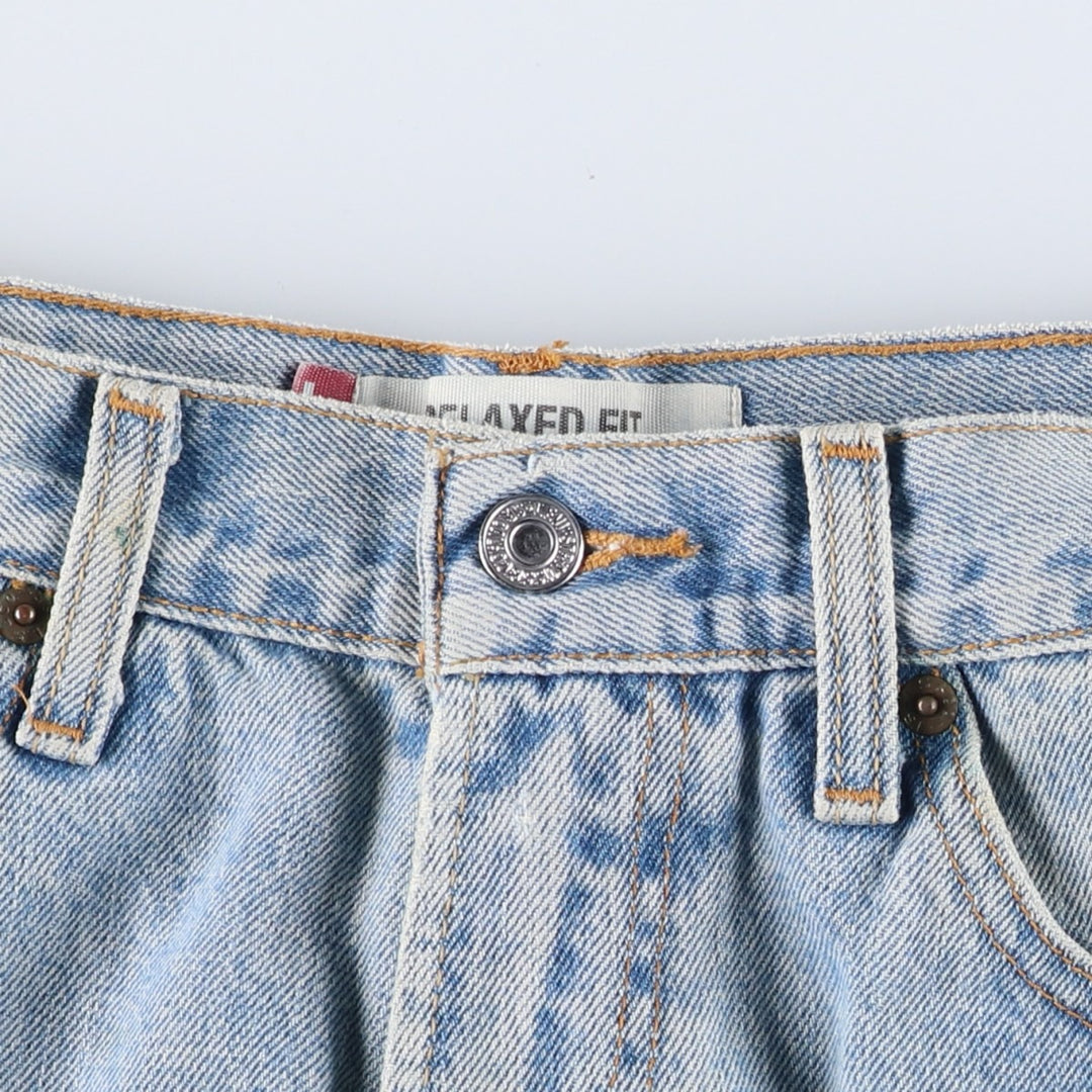 Levi's 550 Relaxed Fit Tapered Denim Pants for Men, W31 equivalent cotton Blue type light blue Vintage Second Hand