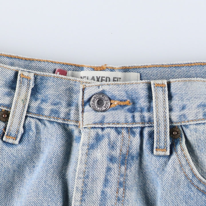 Levi's 550 Relaxed Fit Tapered Denim Pants for Men, W31 equivalent cotton Blue type light blue Vintage Second Hand