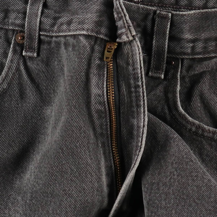 00'S Levi's 550 Relaxed Fit Black Denim Tapered Denim Pants Men's W32 cotton black type Vintage Second Hand