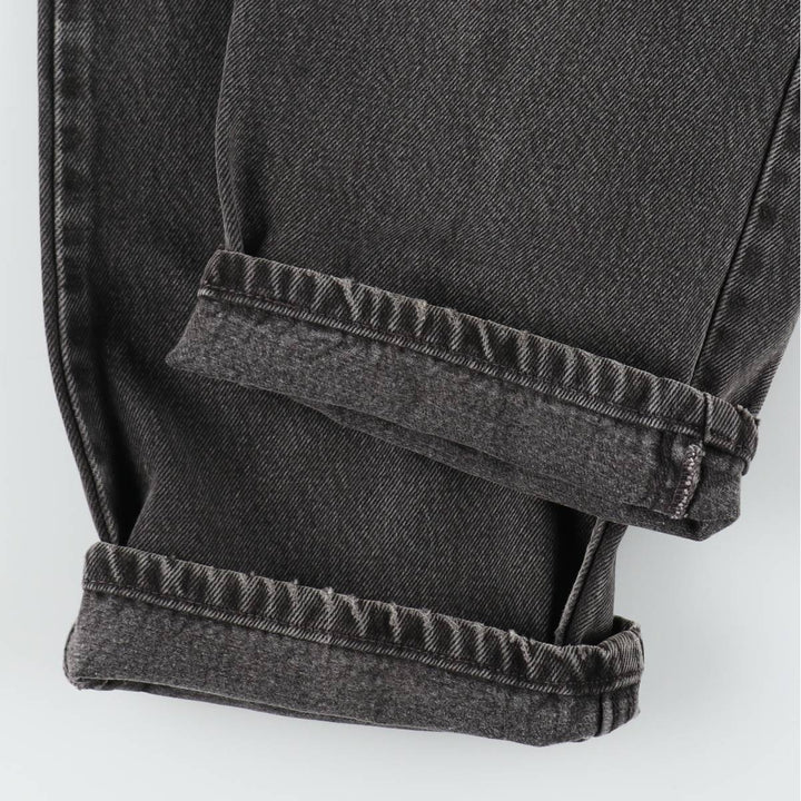 00'S Levi's 550 Relaxed Fit Black Denim Tapered Denim Pants Men's W32 cotton black type Vintage Second Hand