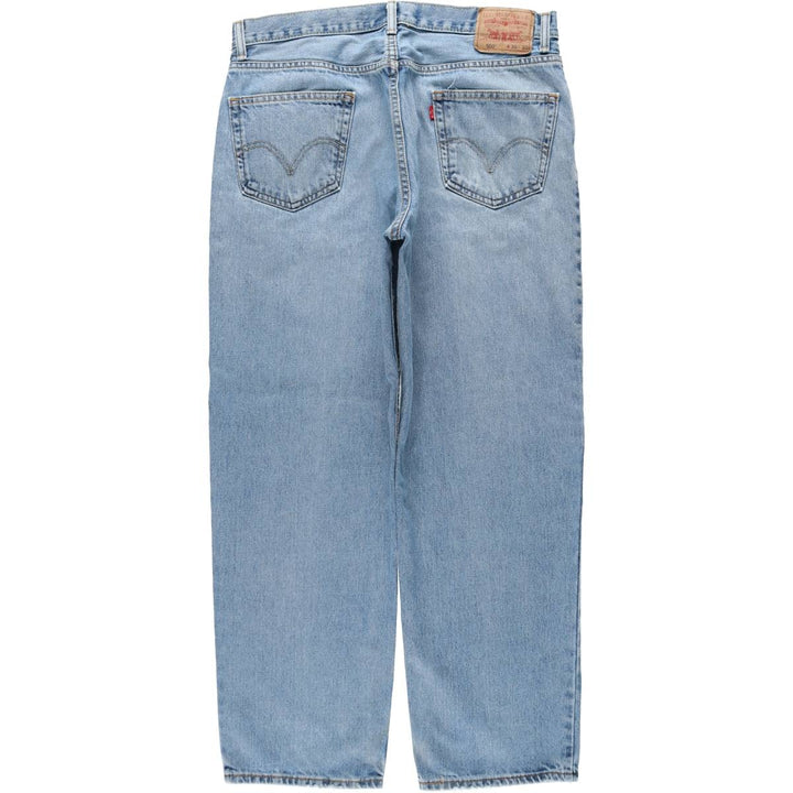 Levi's 550 Relaxed Fit Tapered Denim Pants for Men, W36 cotton blue type Vintage Second Hand