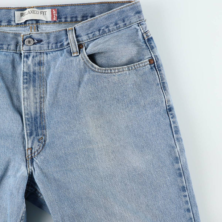 Levi's 550 Relaxed Fit Tapered Denim Pants for Men, W36 cotton blue type Vintage Second Hand