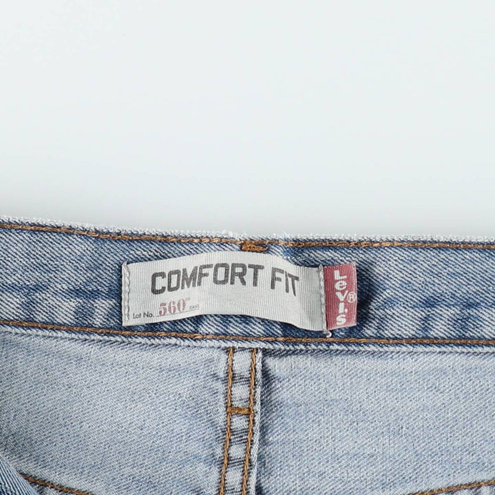 Levi's 560 COMFORT FIT tapered denim pants for men, size w35 cotton blue type Vintage Second Hand