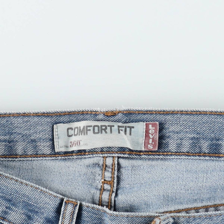 Levi's 560 COMFORT FIT tapered denim pants for men, size w35 cotton blue type Vintage Second Hand