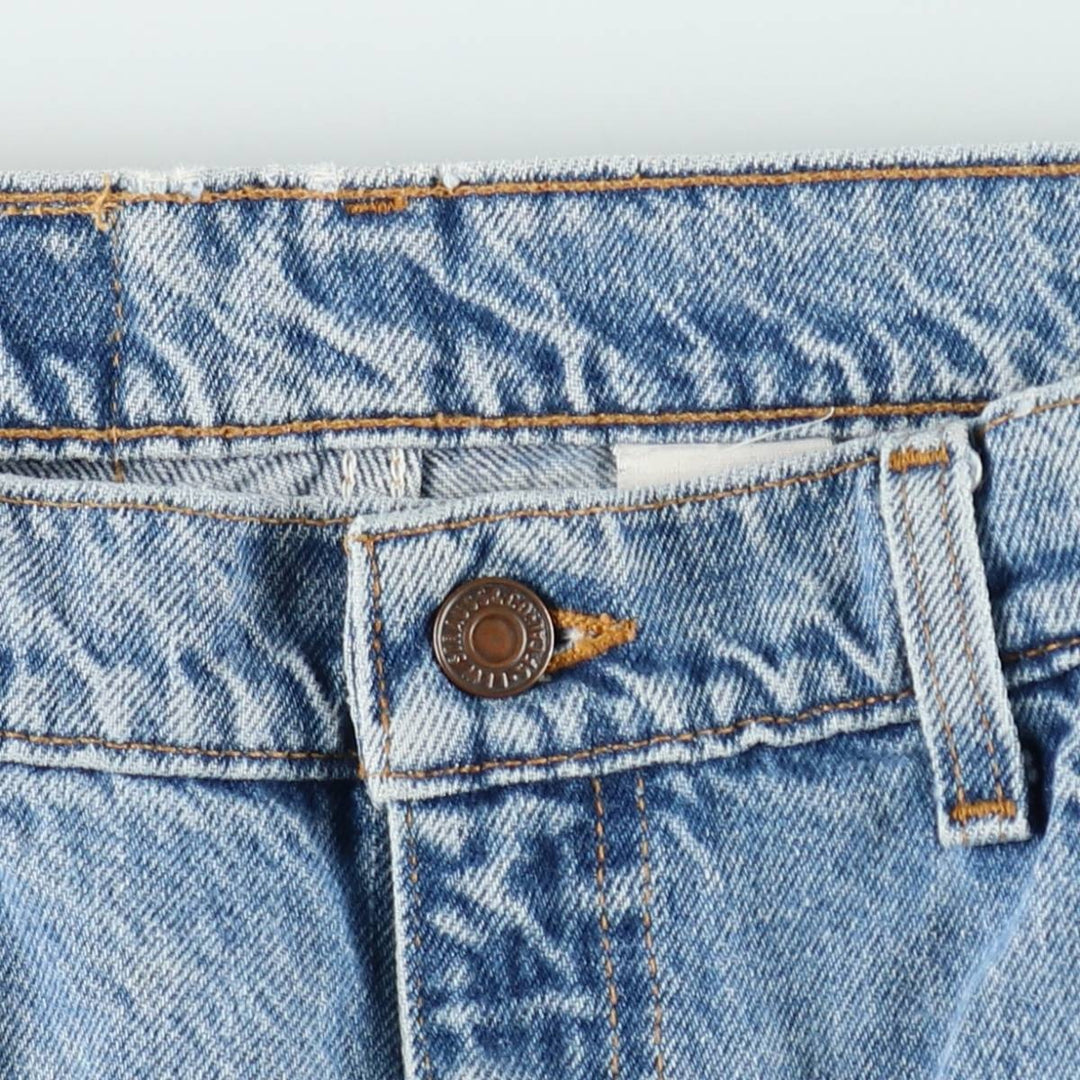 Levi's 560 Loose Fit Tapered Leg Orange Tab Tapered Denim Pants, Men's Size W34 (approx.), Vintage cotton blue type Vintage Second Hand