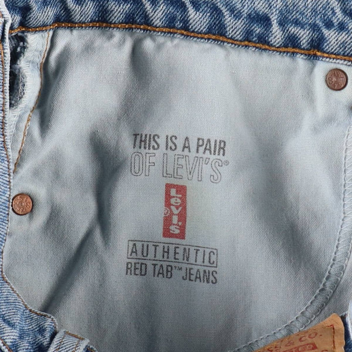 Levi's 550 Tapered Denim Pants, Men's W32 (approx.), Vintage unclear blue type Vintage Second Hand