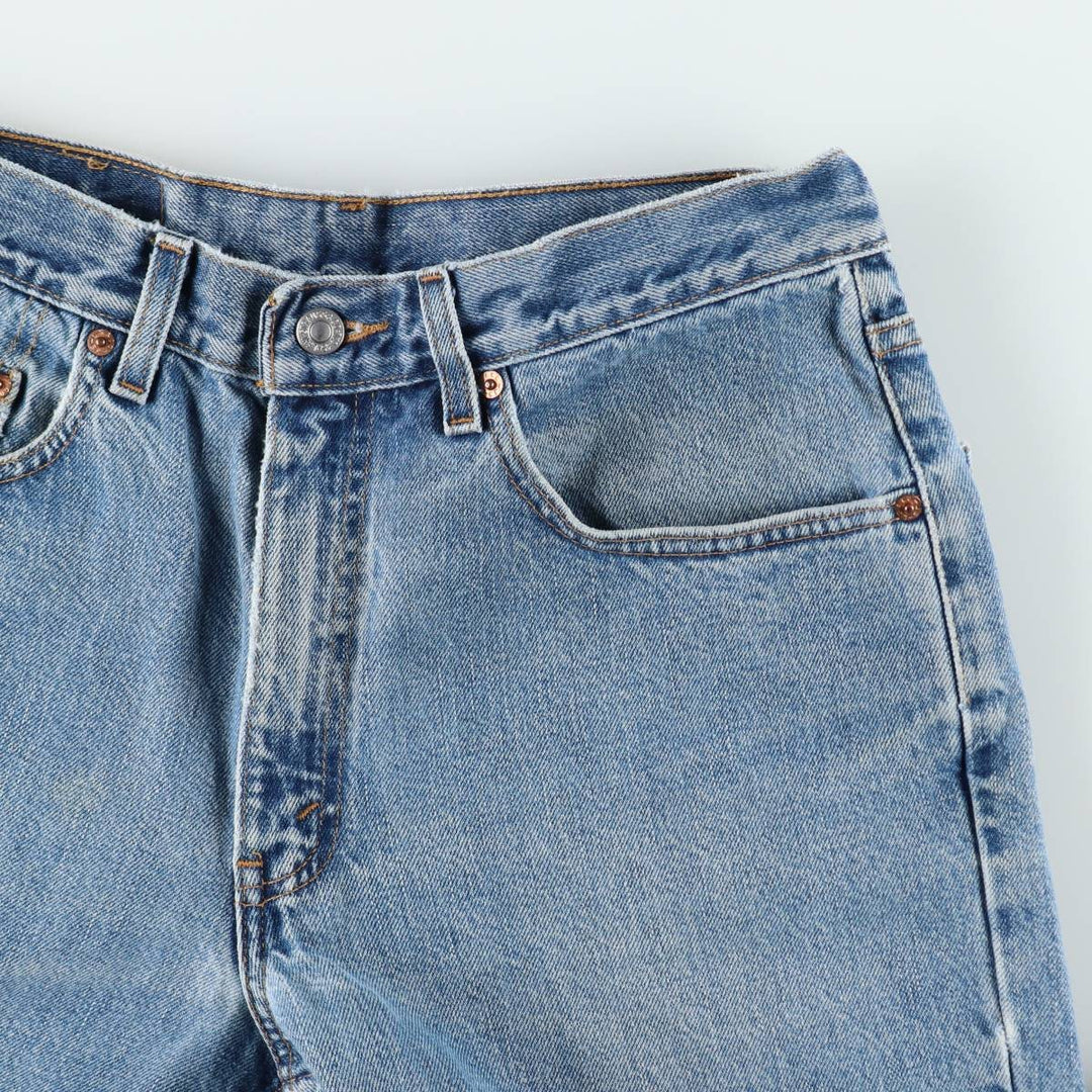 00'S Levi's 550 Relaxed Fit Tapered Denim Pants Men's W32 cotton blue type Vintage Second Hand