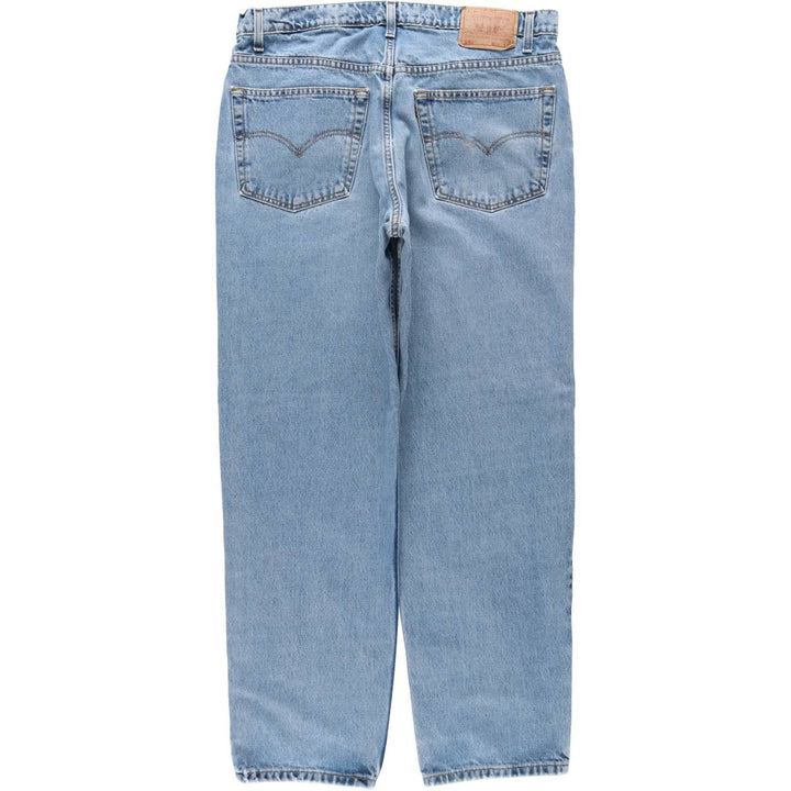 90'S Levi's 550-4891 Relaxed Fit Tapered Denim Pants, Men's W37 (approx.), Vintage cotton blue type Vintage Second Hand