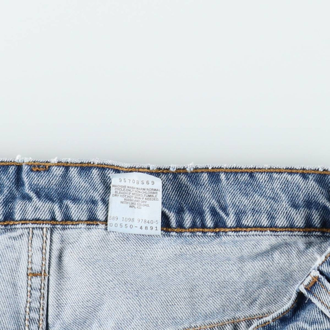 90'S Levi's 550-4891 Relaxed Fit Tapered Denim Pants, Men's W37 (approx.), Vintage cotton blue type Vintage Second Hand