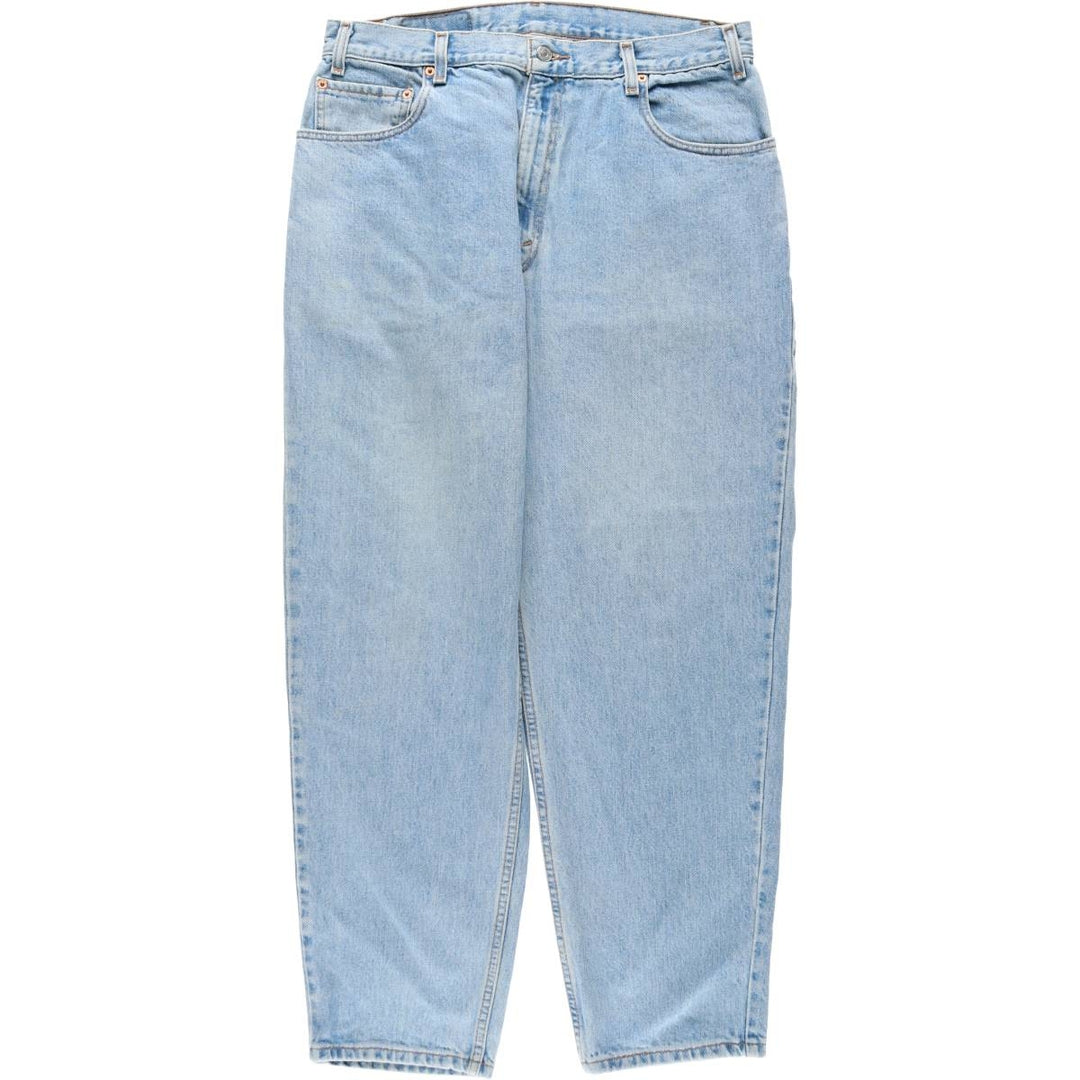 00'S Levi's 560 LOOSE FIT TAPERED LEG tapered denim pants for men, size w34 cotton Blue type light blue Vintage Second Hand