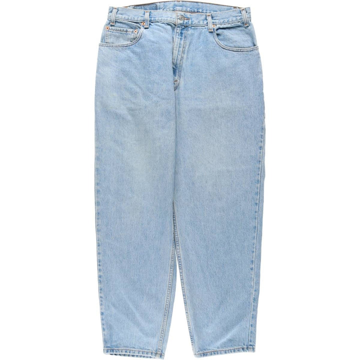 00'S Levi's 560 LOOSE FIT TAPERED LEG tapered denim pants for men, size w34 cotton Blue type light blue Vintage Second Hand