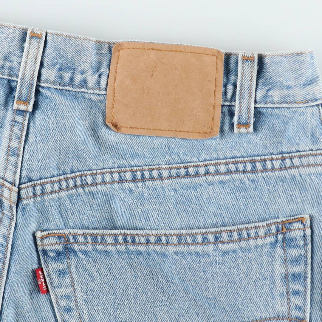 00'S Levi's 560 LOOSE FIT TAPERED LEG tapered denim pants for men, size w34 cotton Blue type light blue Vintage Second Hand