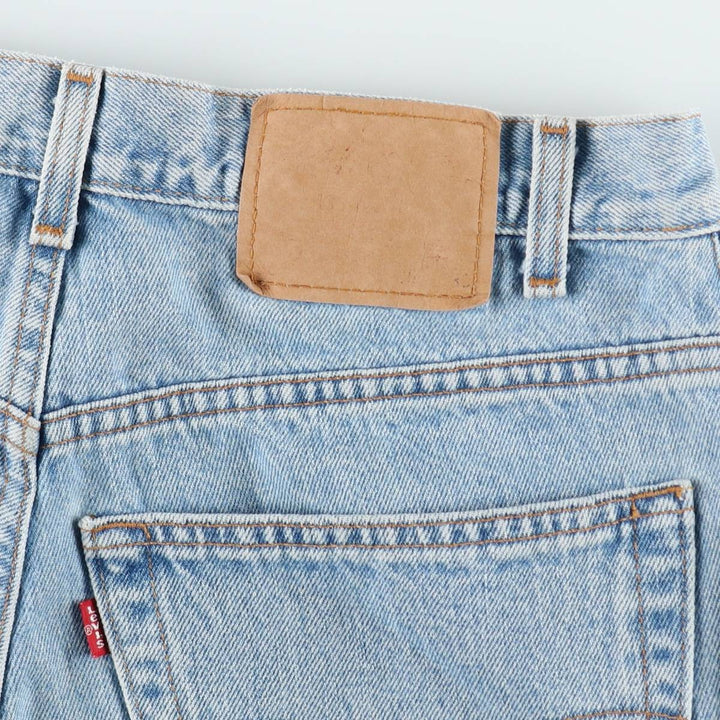 00'S Levi's 560 LOOSE FIT TAPERED LEG tapered denim pants for men, size w34 cotton Blue type light blue Vintage Second Hand