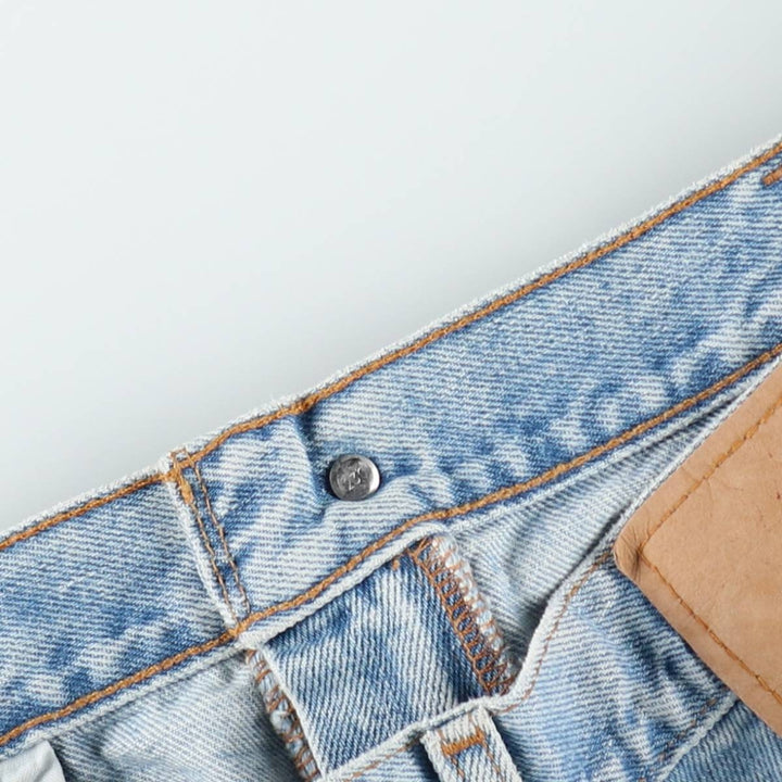 00'S Levi's 560 LOOSE FIT TAPERED LEG tapered denim pants for men, size w34 cotton Blue type light blue Vintage Second Hand