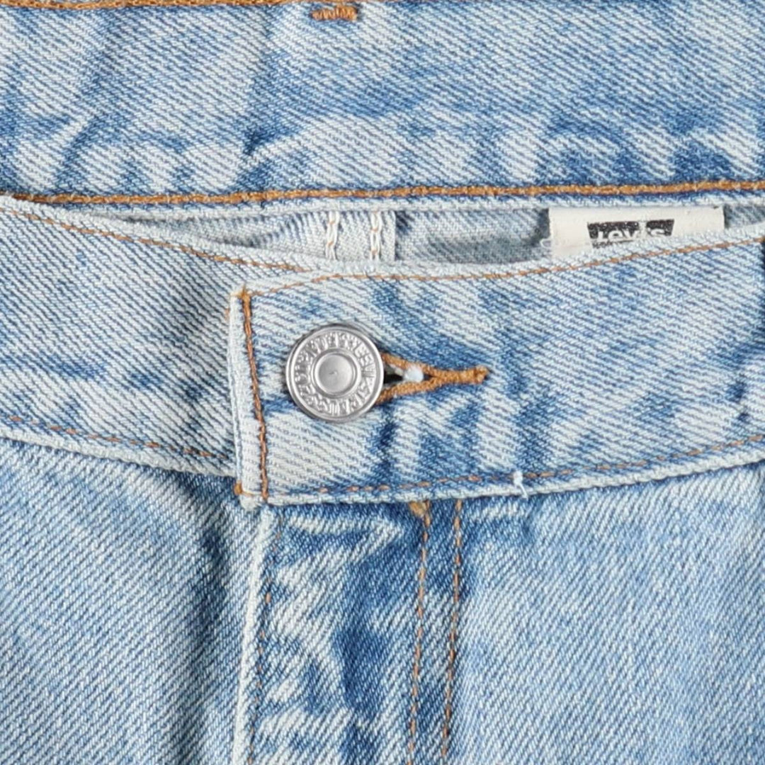00'S Levi's 560 LOOSE FIT TAPERED LEG tapered denim pants for men, size w34 cotton Blue type light blue Vintage Second Hand