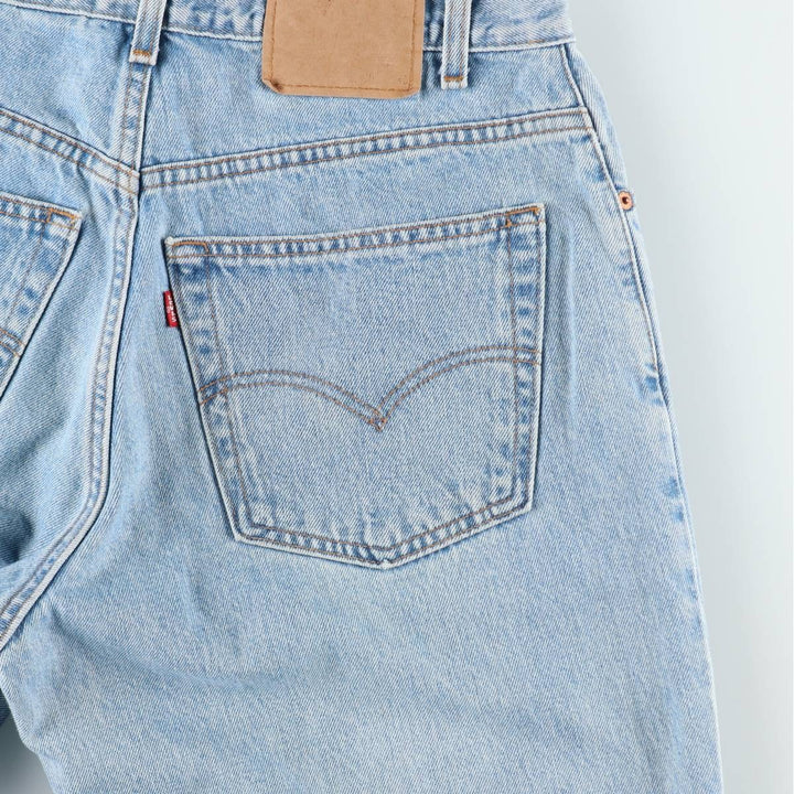 00'S Levi's 560 LOOSE FIT TAPERED LEG tapered denim pants for men, size w34 cotton Blue type light blue Vintage Second Hand