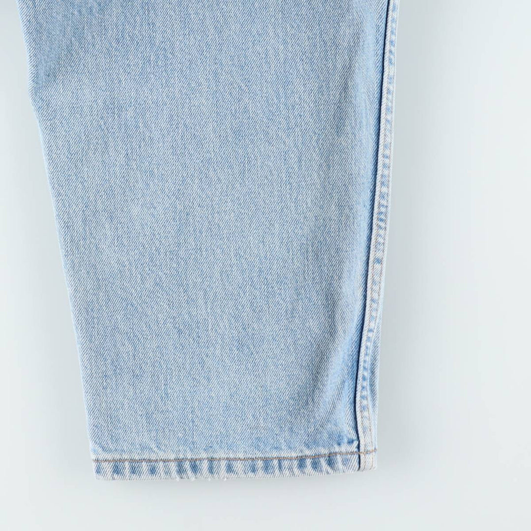 00'S Levi's 560 LOOSE FIT TAPERED LEG tapered denim pants for men, size w34 cotton Blue type light blue Vintage Second Hand