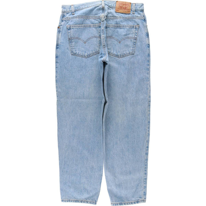 00'S Levi's 560 LOOSE FIT TAPERED LEG tapered denim pants for men, size w34 cotton blue type Vintage Second Hand