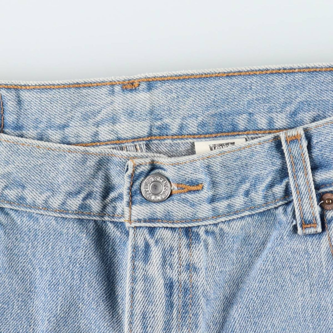 00'S Levi's 560 LOOSE FIT TAPERED LEG tapered denim pants for men, size w34 cotton blue type Vintage Second Hand