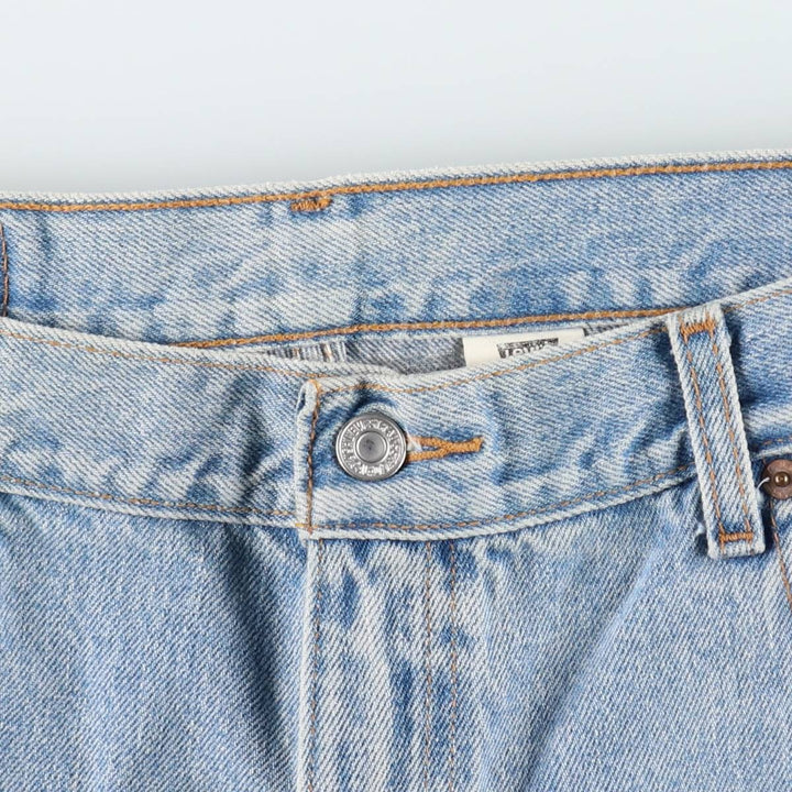 00'S Levi's 560 LOOSE FIT TAPERED LEG tapered denim pants for men, size w34 cotton blue type Vintage Second Hand