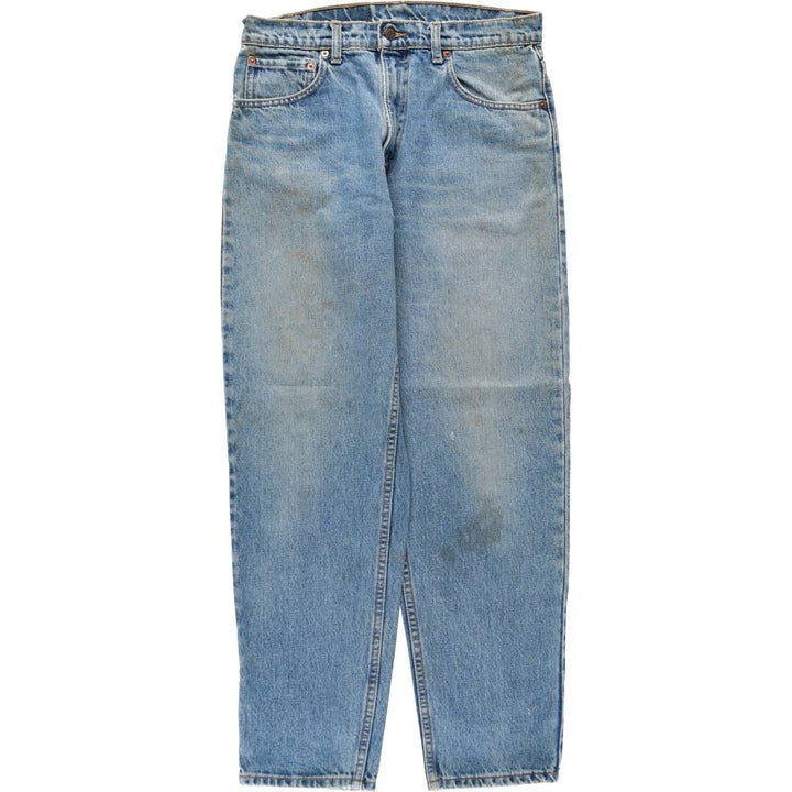 Levi's 550 Relaxed Fit Tapered Leg Denim Pants, Men's Size W31 (approx.), Vintage. unclear blue type Vintage Second Hand