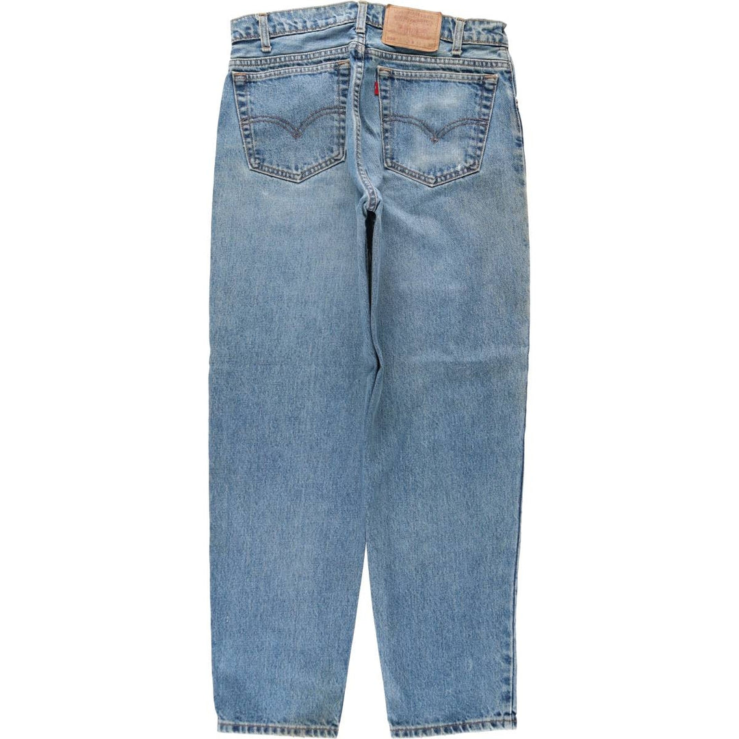Levi's 550 Relaxed Fit Tapered Leg Denim Pants, Men's Size W31 (approx.), Vintage. unclear blue type Vintage Second Hand
