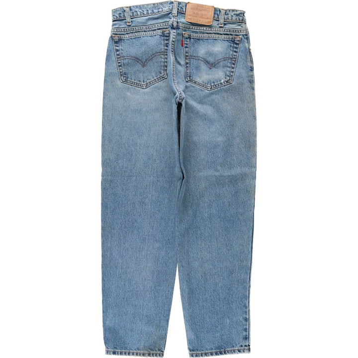 Levi's 550 Relaxed Fit Tapered Leg Denim Pants, Men's Size W31 (approx.), Vintage. unclear blue type Vintage Second Hand