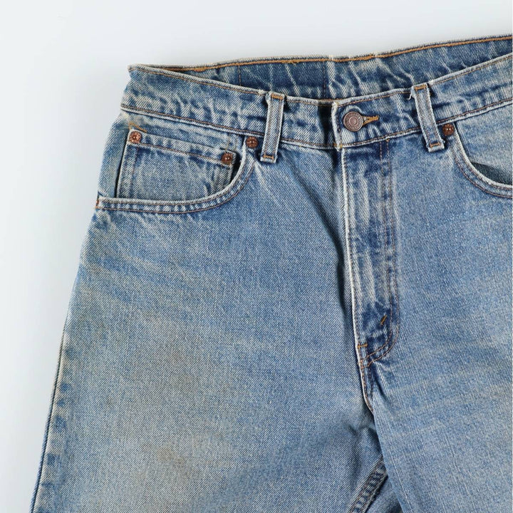 Levi's 550 Relaxed Fit Tapered Leg Denim Pants, Men's Size W31 (approx.), Vintage. unclear blue type Vintage Second Hand