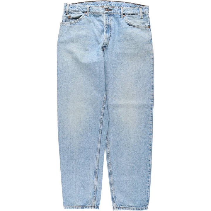 90s-00'S Levi's 550-4891 Relaxed Fit Papier-mâché Leg Orange Tab Tapered Denim Pants Men's W36 cotton blue type Vintage Second Hand
