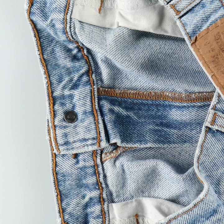 90s-00'S Levi's 550-4891 Relaxed Fit Papier-mâché Leg Orange Tab Tapered Denim Pants Men's W36 cotton blue type Vintage Second Hand