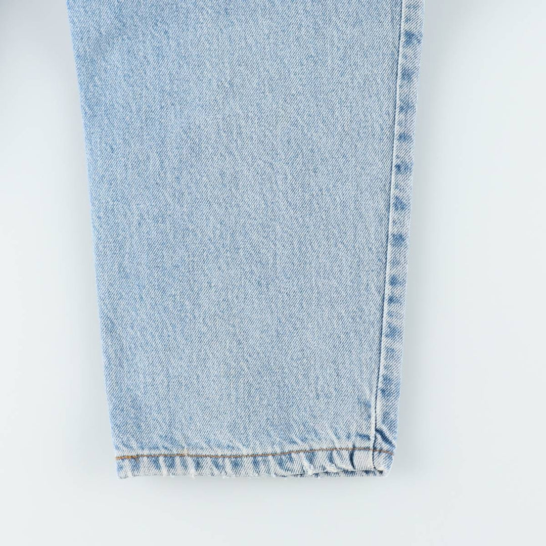 90s-00'S Levi's 550-4891 Relaxed Fit Papier-mâché Leg Orange Tab Tapered Denim Pants Men's W36 cotton blue type Vintage Second Hand