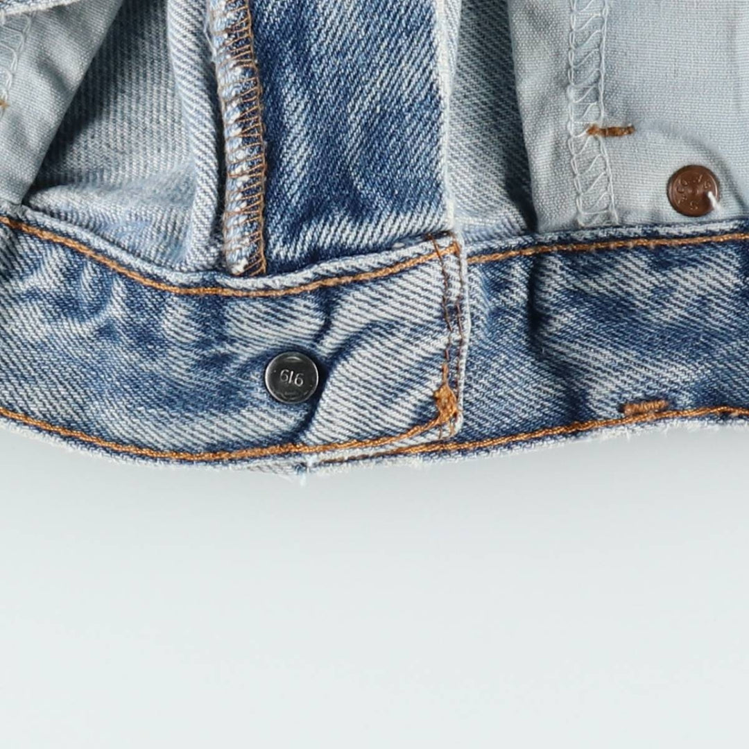 00'S Levi's 550 Relaxed Fit Tapered Denim Pants for Men, W35 cotton blue type Vintage Second Hand