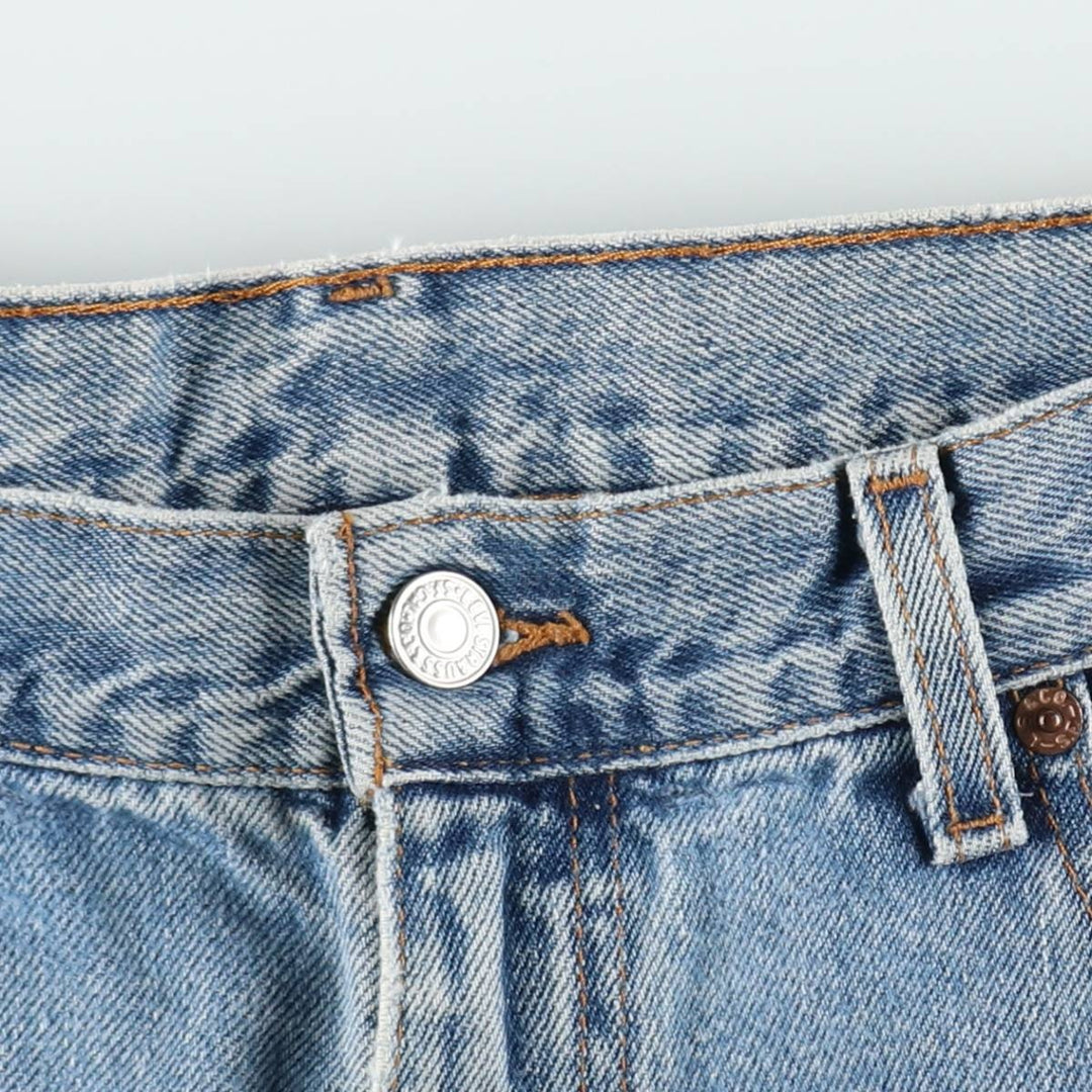 00'S Levi's 550 Relaxed Fit Tapered Denim Pants for Men, W35 cotton blue type Vintage Second Hand