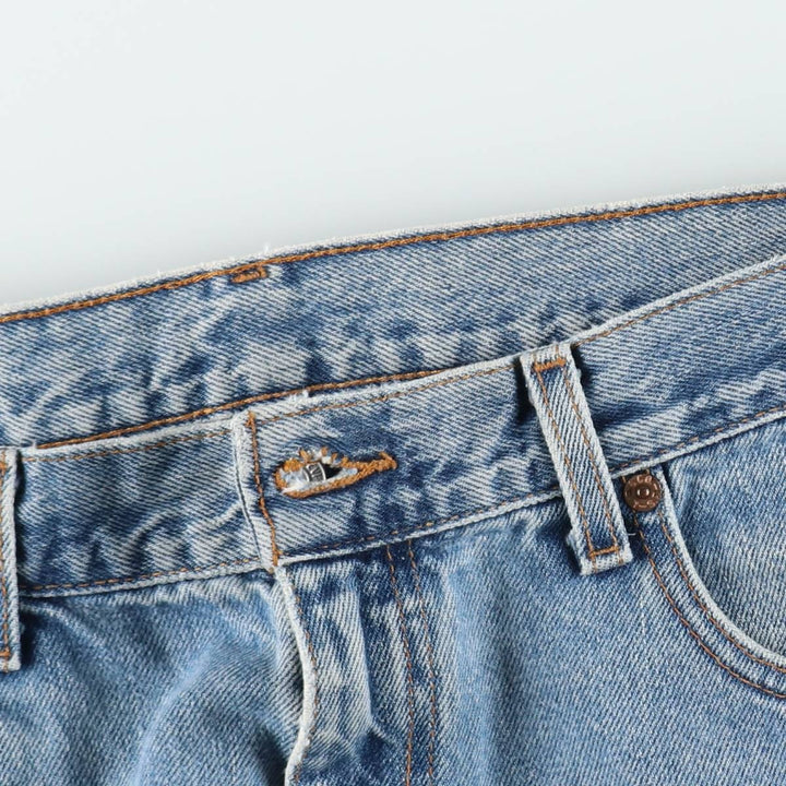 00'S Levi's 550 Relaxed Fit Tapered Denim Pants for Men, W35 cotton blue type Vintage Second Hand