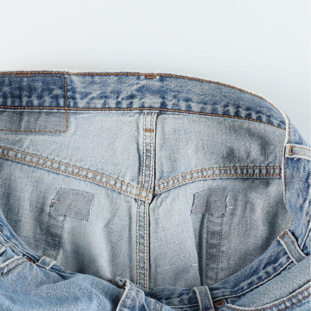00'S Levi's 550 Relaxed Fit Tapered Denim Pants for Men, W35 cotton blue type Vintage Second Hand