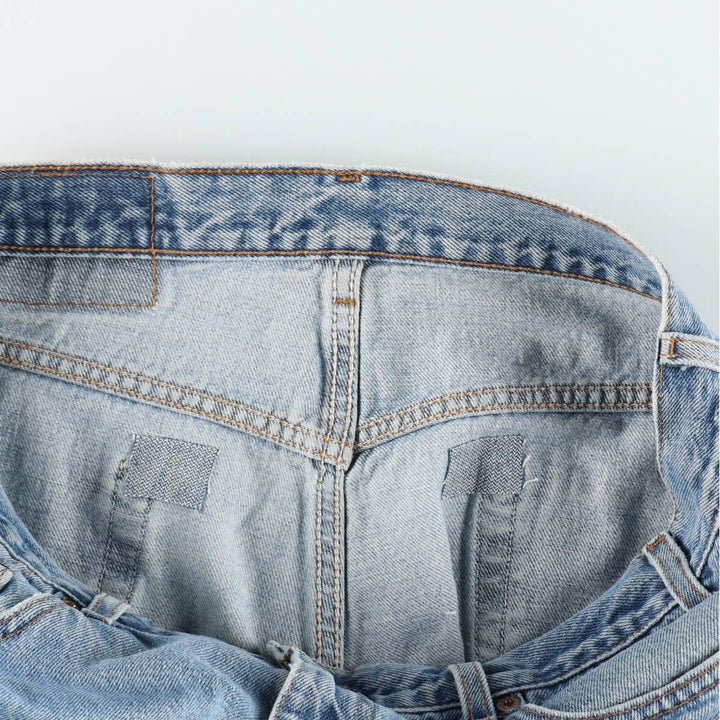 00'S Levi's 550 Relaxed Fit Tapered Denim Pants for Men, W35 cotton blue type Vintage Second Hand
