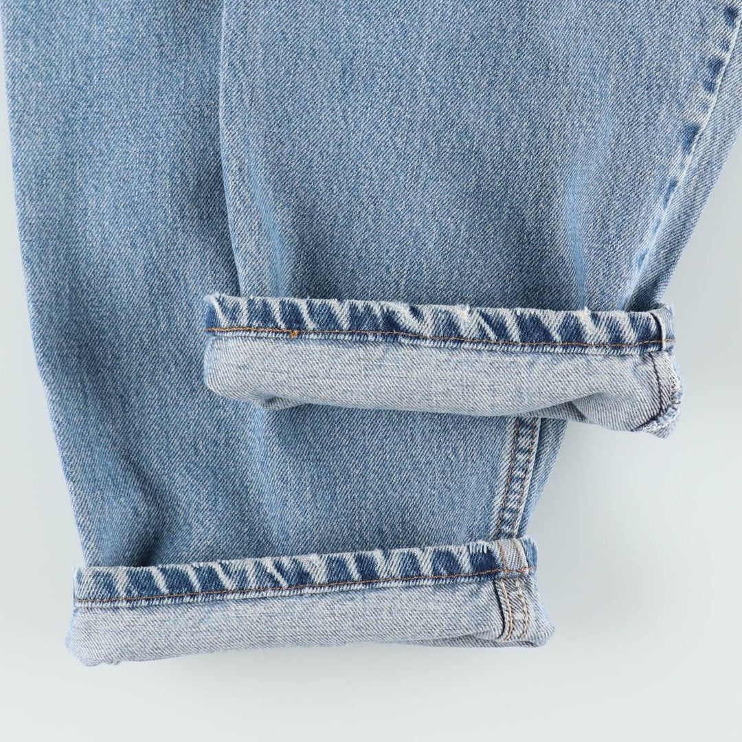 00'S Levi's 550 Relaxed Fit Tapered Denim Pants for Men, W35 cotton blue type Vintage Second Hand